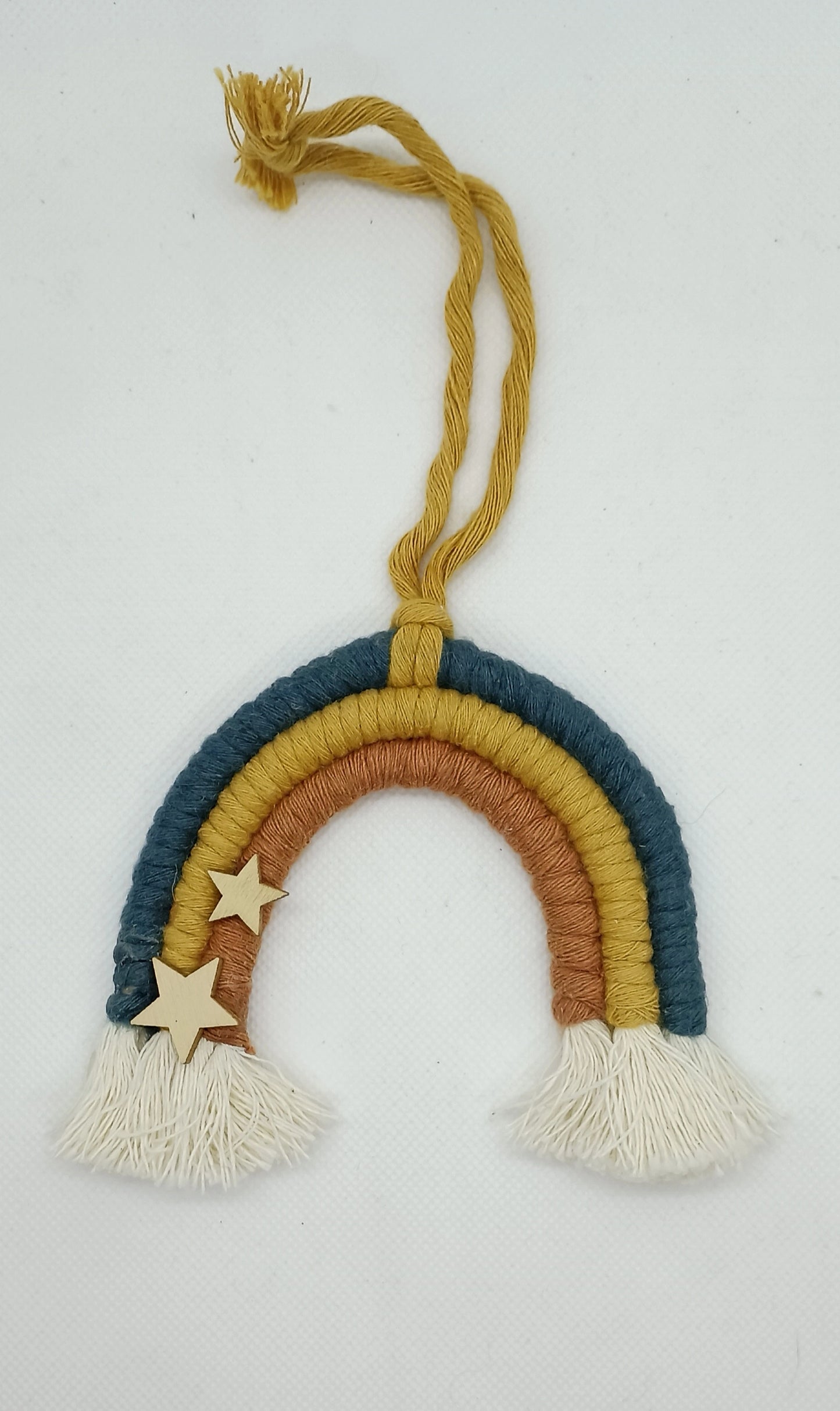 Arc-en-ciel en macramé - Fin de série à prix réduit - Décoration chambre enfant