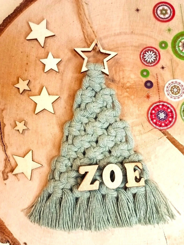 ATELIER CREATIF DE NOËL : Le sapin en macramé