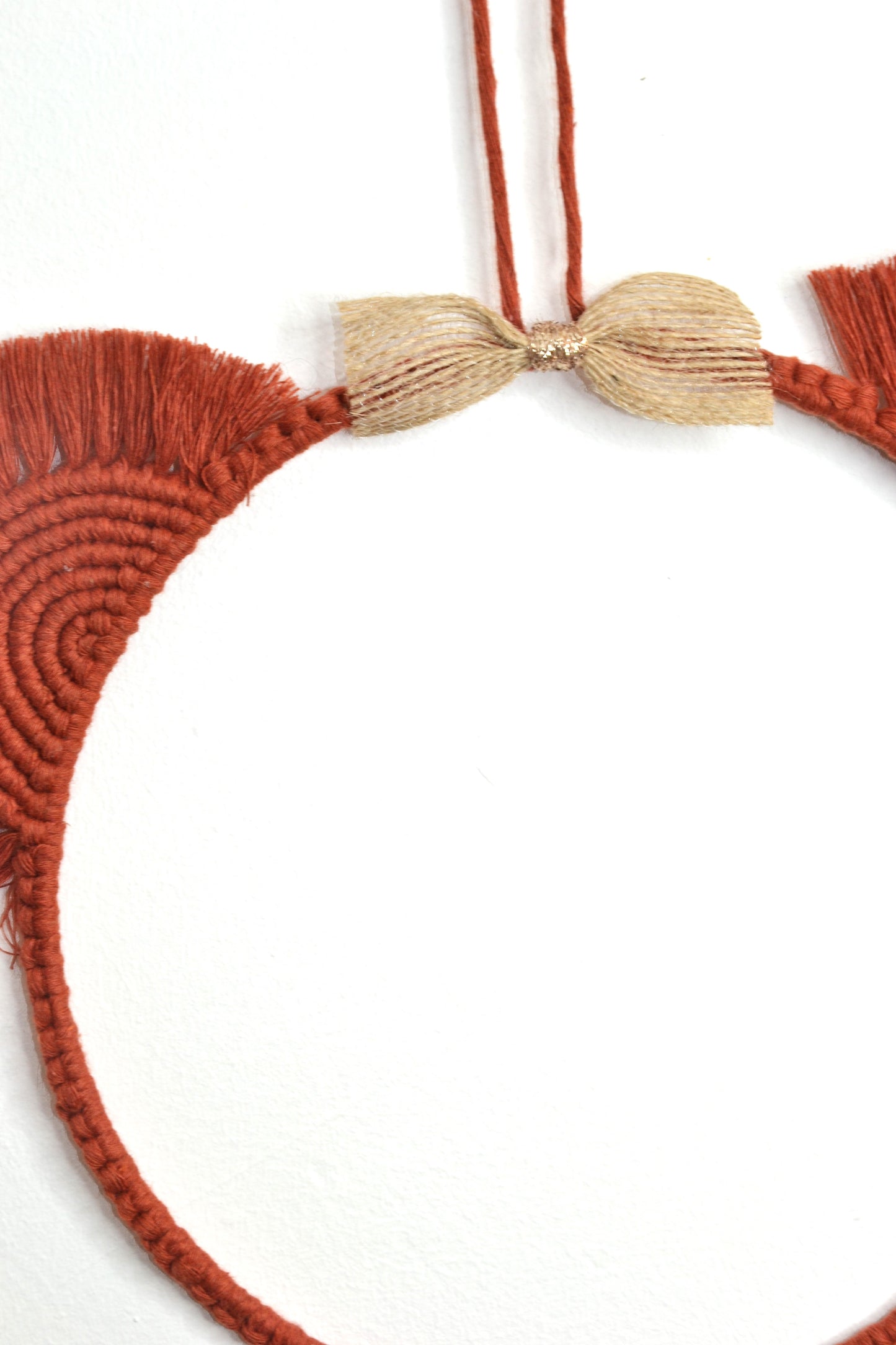 Tête d'ourson en macramé - prénom personnalisable - Décoration murale chambre bébé enfant