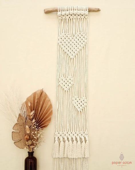 Décoration bohème motifs cœurs saint valentin idée cadeau