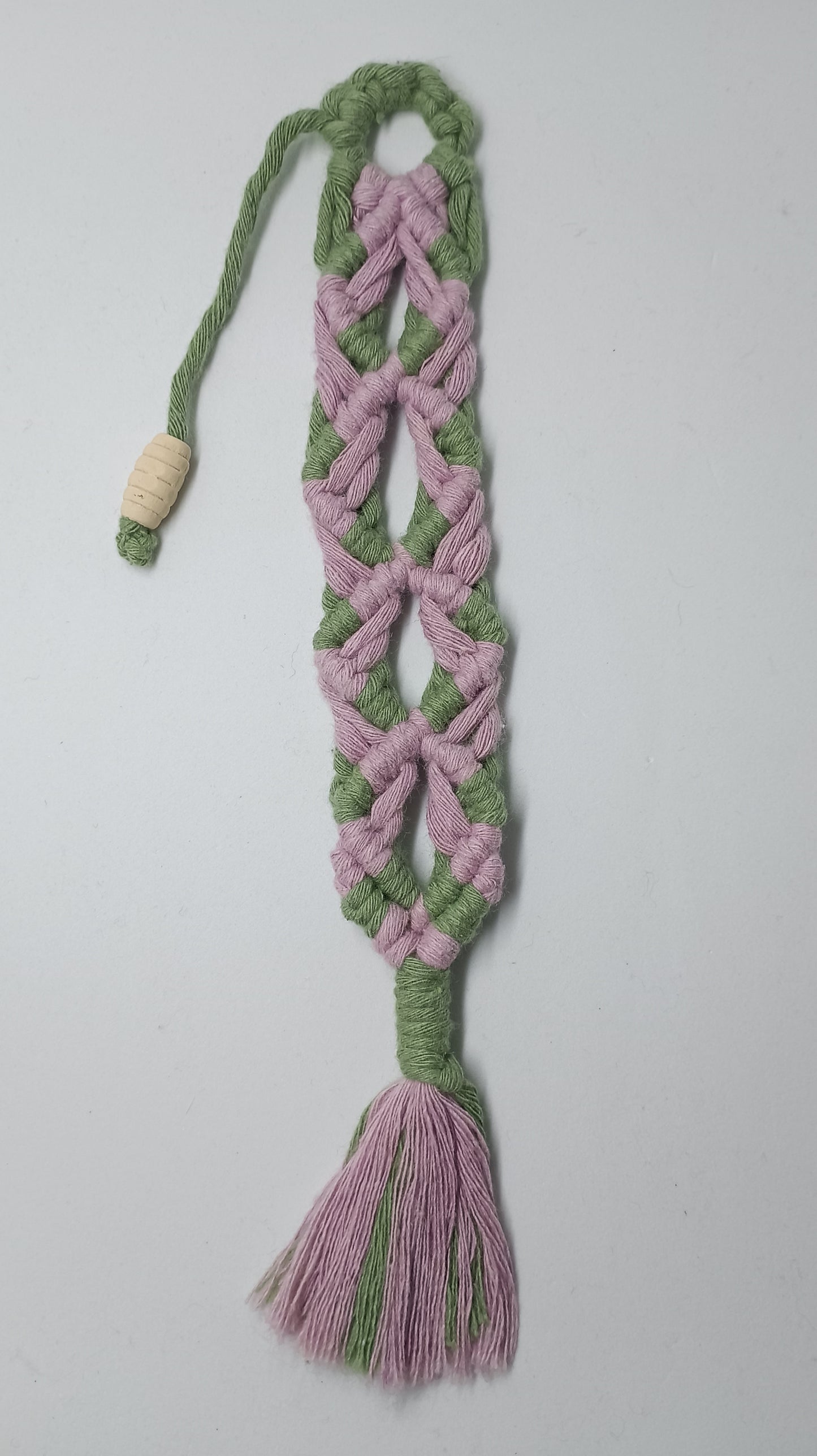 Marque-page en macramé