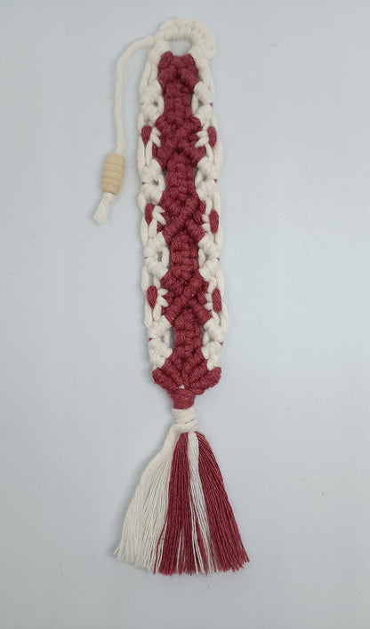 Marque-page en macramé