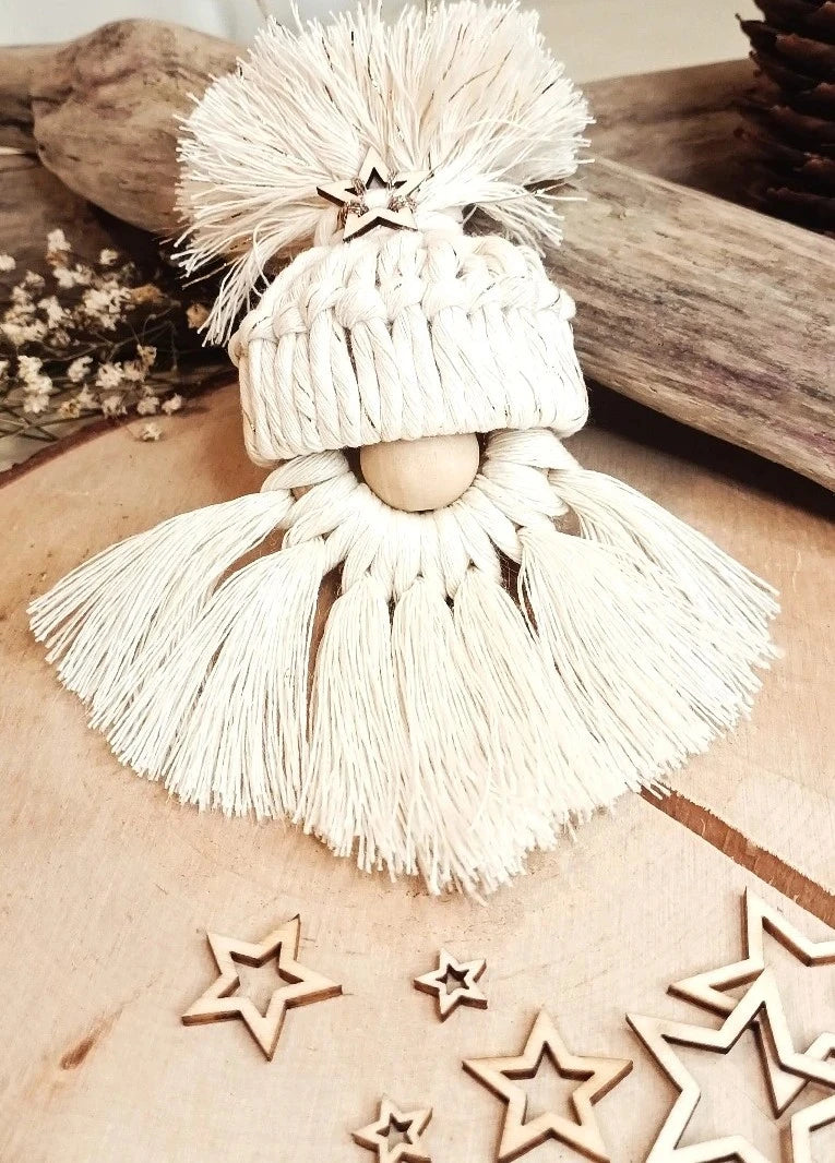 ATELIER CREATIF DE NOËL : Le gnome en macramé