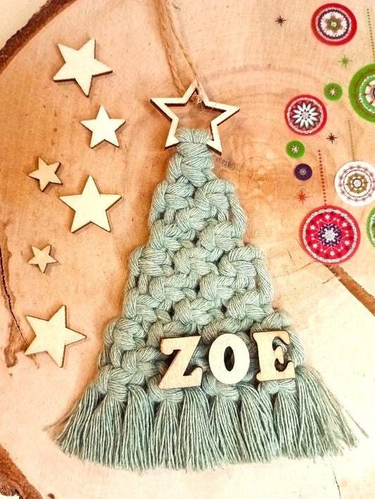 ATELIER CREATIF DE NOËL : Le sapin en macramé
