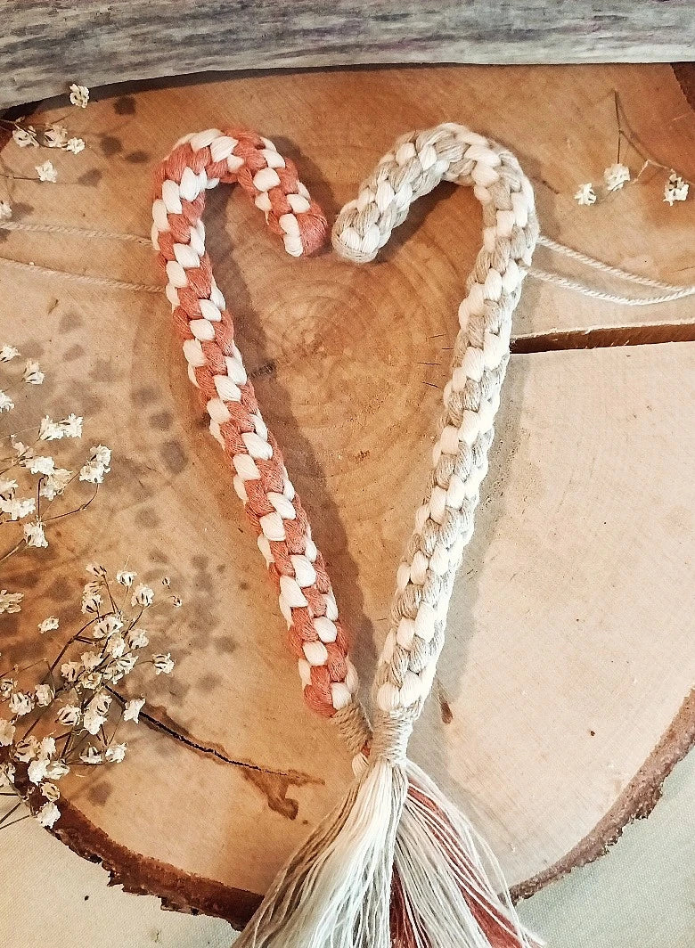 ATELIER CREATIF DE NOËL : Le sucre d'orge en macramé