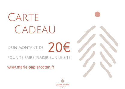 Carte cadeau
