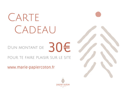 Carte cadeau