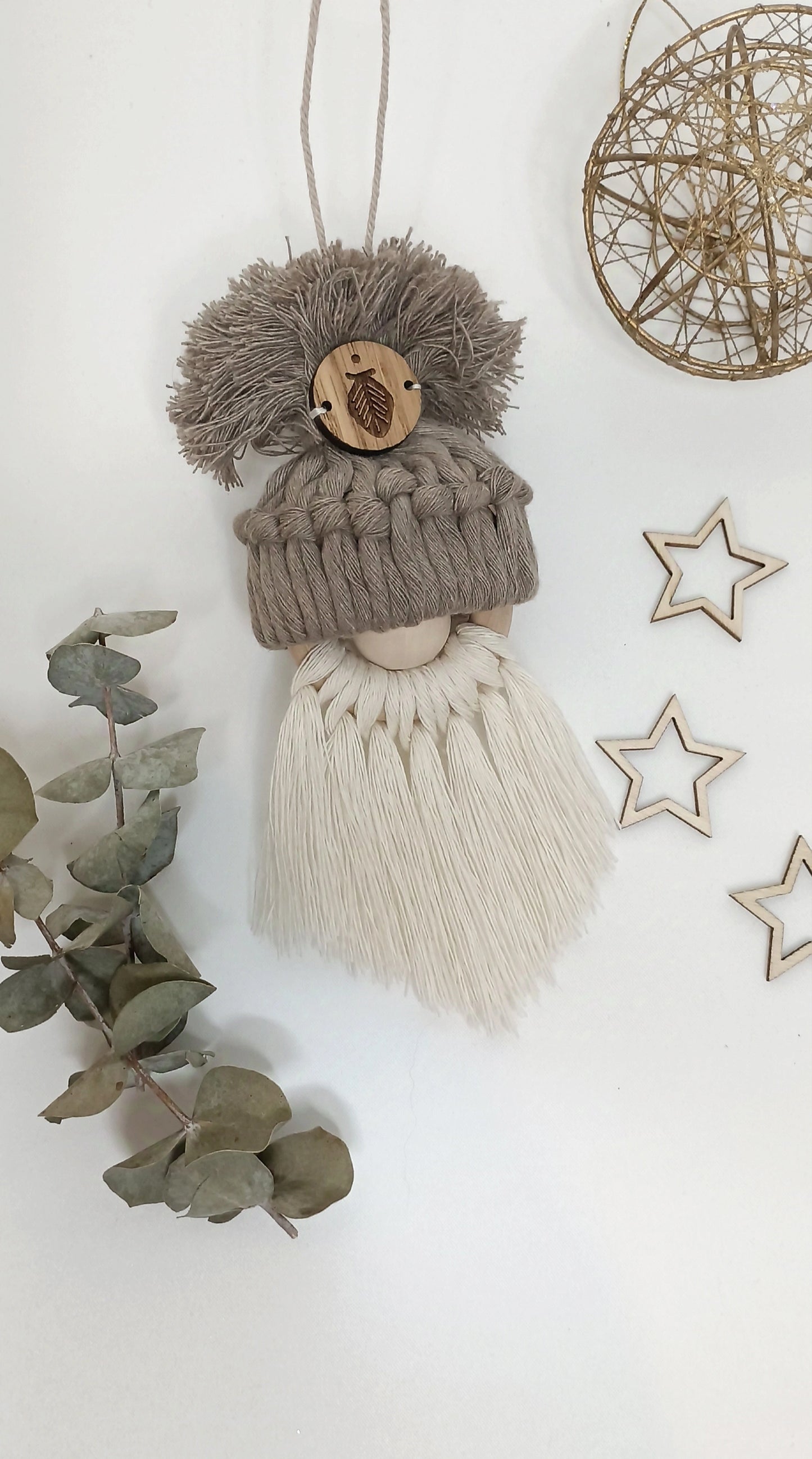 Gnome en macramé