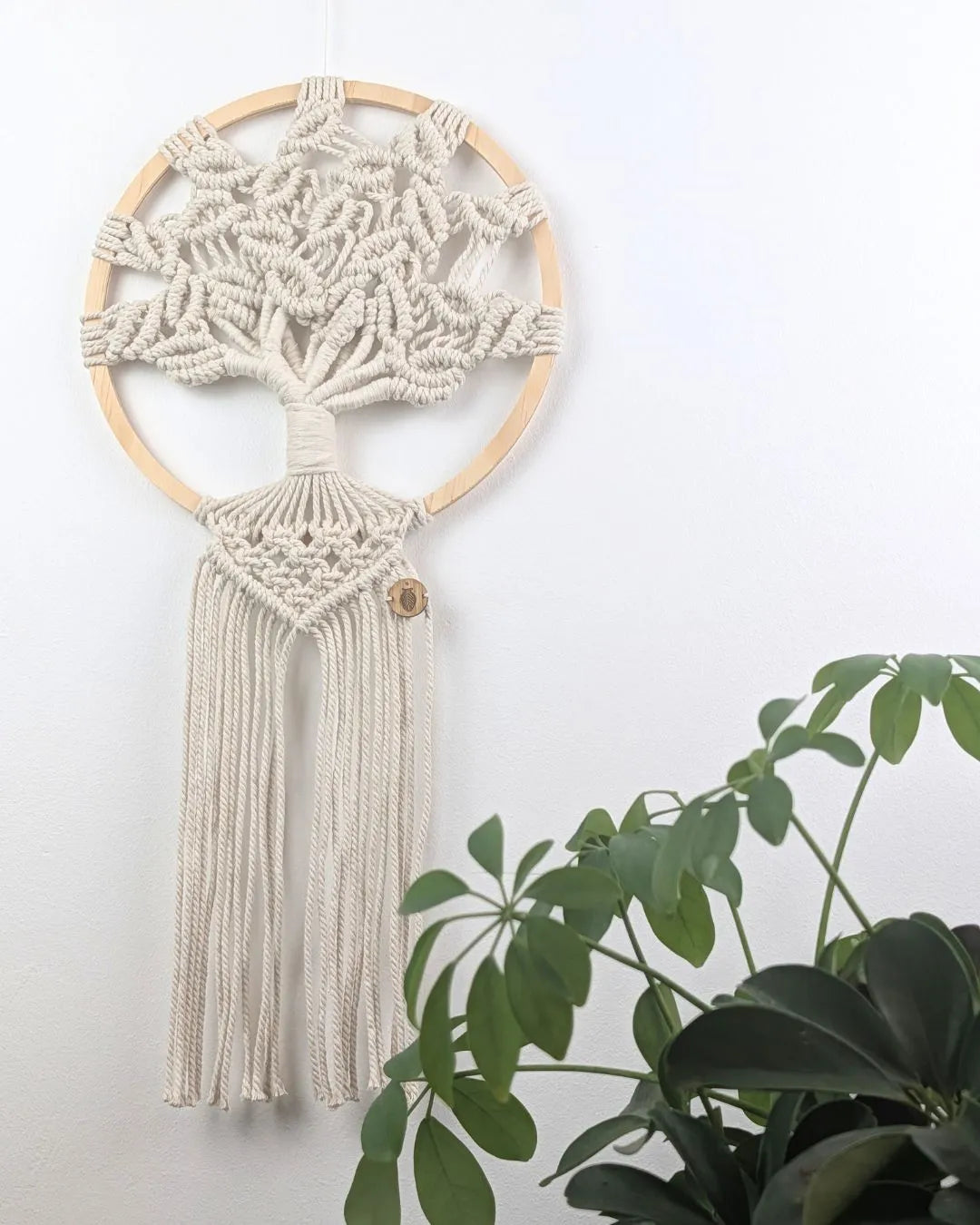 Arbre de vie bohème en macramé - Harmonie naturelle et spirituelle