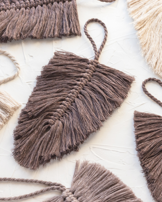 Atelier créatif : Plume simple en macramé