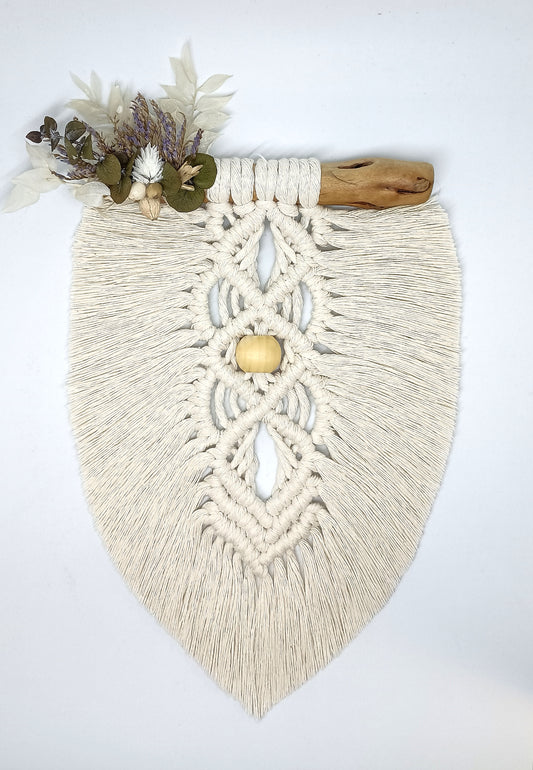 Plume en macramé -  INNOCENCE