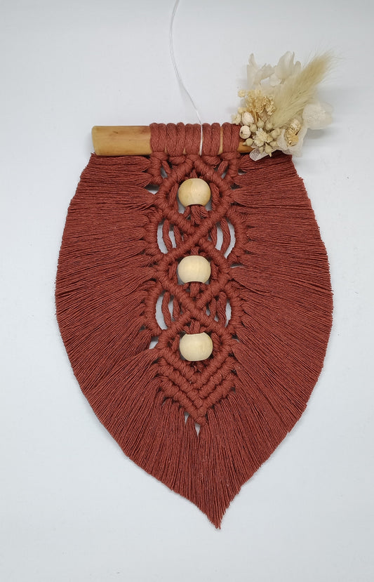 Plume en macramé - AUDACIEUSE