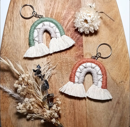 Porte-clefs arc-en-ciel