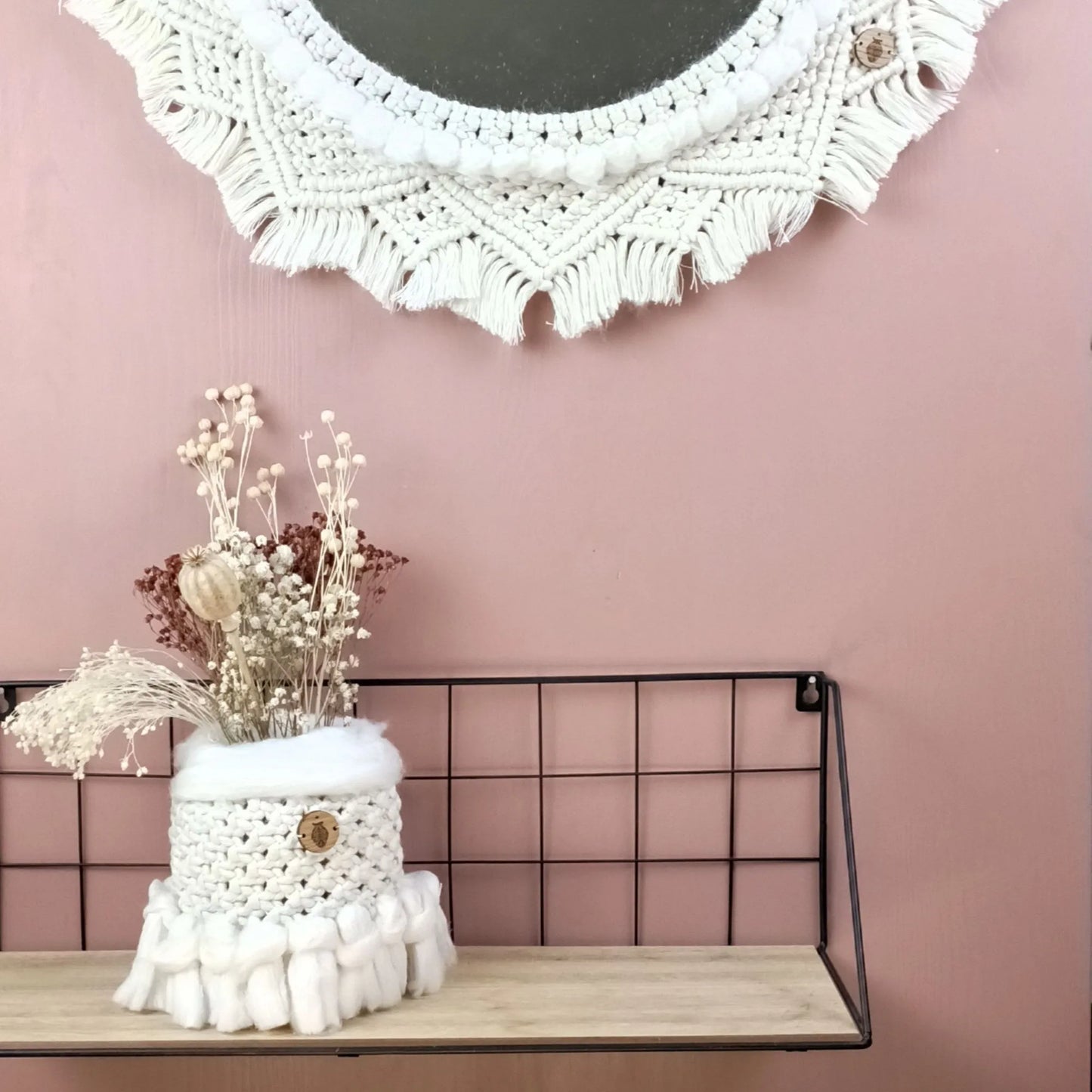 Photophore en macramé - Ambiance cocooning