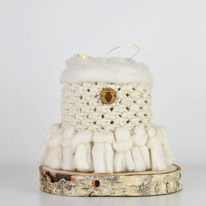 Photophore en macramé - Ambiance cocooning